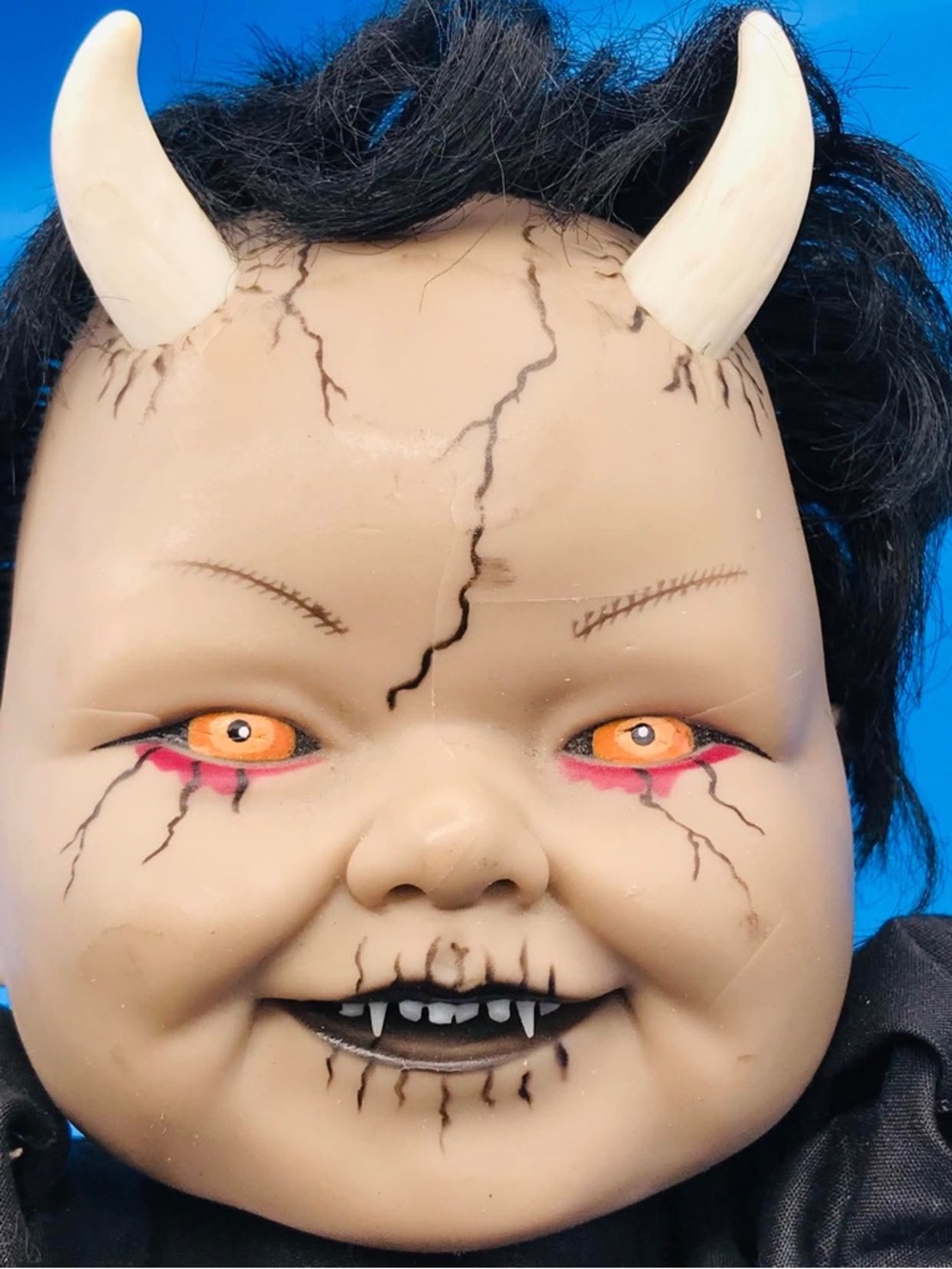 🔥 RETIRED Wheel House "Devil Baby" Horror Doll - Gothic Scary Demon Baby